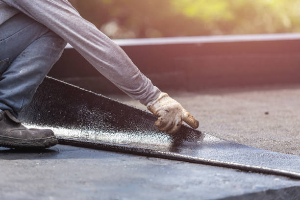 Professional Waterproofing technician working in Frankenmuth, MI